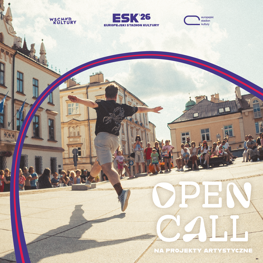grafika prpmująca Open Call - projekty artystyczne ESK 2026